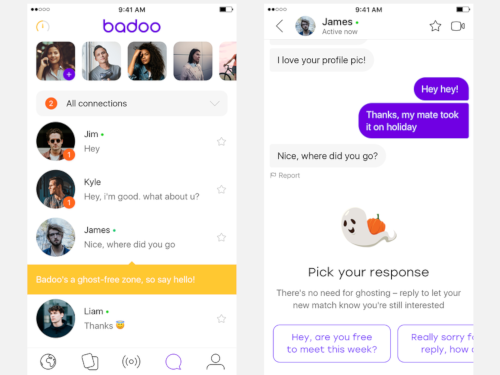 How the Anti Ghosting feature works on Badoo