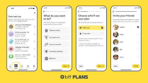 How the Bumble (BFF) Plans Feature Works