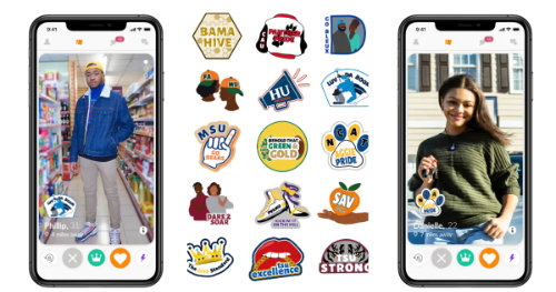 Homecoming Stickers on BLK