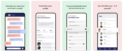 Dateability Screenshots