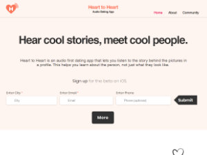 Heart to Heart Homepage Heart to Heart Homepage