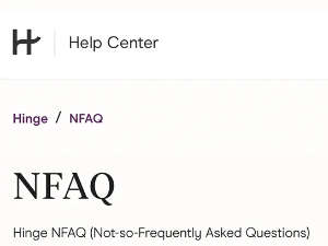 Hinge NFAQ