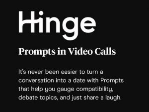 Hinge Adds Conversation Prompts to Video Calls Hinge Adds Conversation Prompts to Video Calls