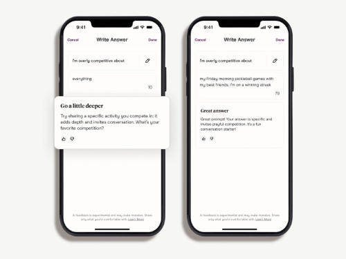 Hinge Unique Feedback for your Profile