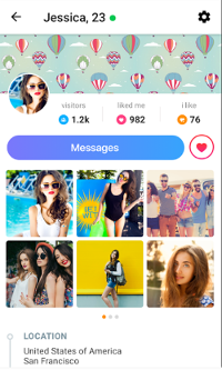 HitWe App Profile View