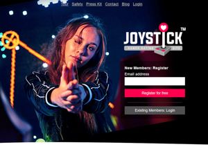 Joystick Dating Homepage
