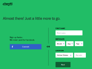 OkCupid gets rid of usernames.