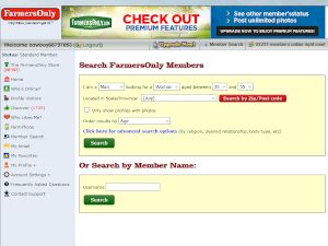 Farmers Only Member Search Tool