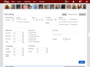 Advanced Search on Fling