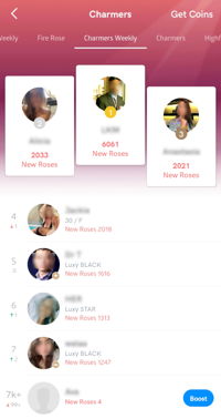 Luxy Charmers List