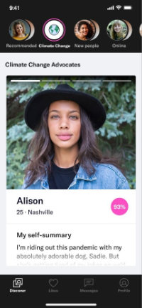 Discover Stacks Card on OkCupid