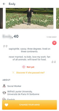 once dating app matching quality