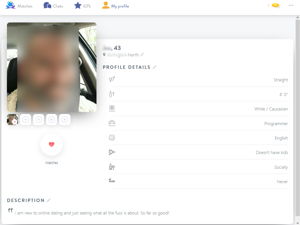 Your Profile on the Once website