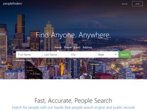 PeopleFinders Screen Capture