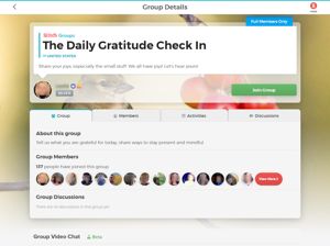 The Group Detail Page