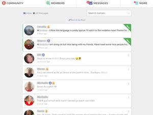 Messages Section on Stitch