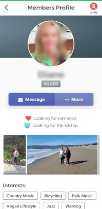 A Profile viewed from a Phone