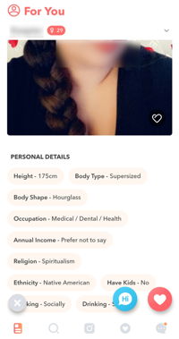 Profile Personal Details