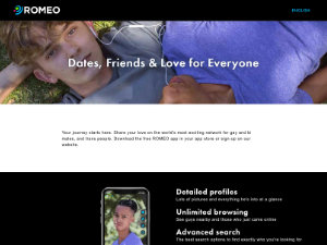 Romeo Dating App Homepage Romeo Dating App Homepage