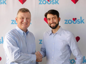 CEO of Spark Networks Jeronimo Folgueira and outgoing CEO of Zoosk Steven McArthur