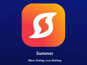 Summer Dating App Logo and Slogan Summer Dating App Logo and Slogan