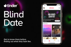 Tinder Blind Date Feature shown in Explore Section. Tinder Blind Date Feature shown in Explore Section.