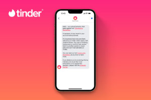 Tinder Community Guidelines Warnings