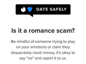 Tinder Date Safely Logo