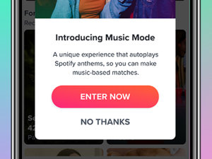Tinder Music Mode Tinder Music Mode
