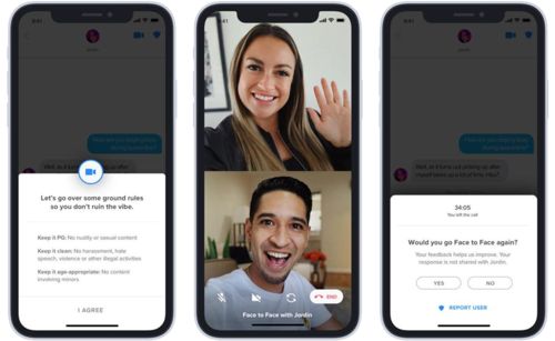 Tinder's Face to Face Video Chat