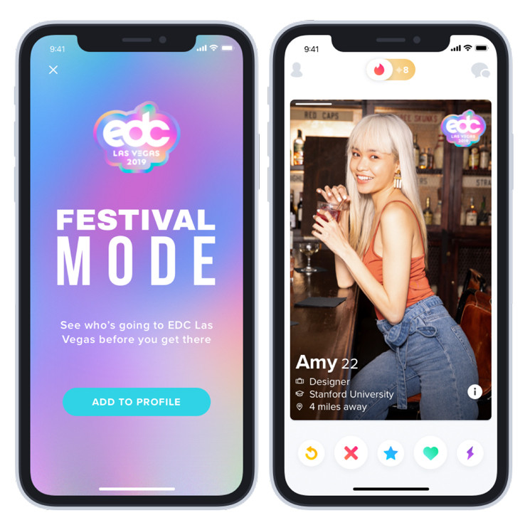 Tinder launches festival mode to help music fans match this summer