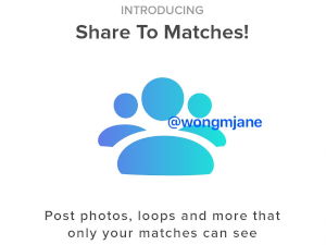 Tinder Share to Matches