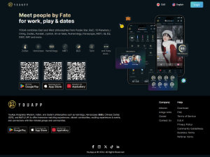 YouApp Homepage Snapshot