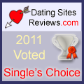 2011 Dating Sites Reviews Single's Choice Award - Silver