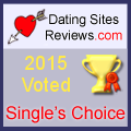 2015 Dating Sites Reviews Single's Choice Award - Gold