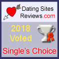2018 Dating Sites Reviews Single's Choice Award - Silver