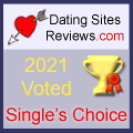 2021 Dating Sites Reviews Single's Choice Award - Gold