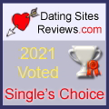 2021 Dating Sites Reviews Single's Choice Award - Silver