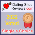 2022 Dating Sites Reviews Single's Choice Award - Bronze